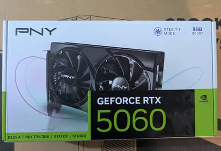 PNY GeForce RTX 5060 8GB Stealth Graphics Card