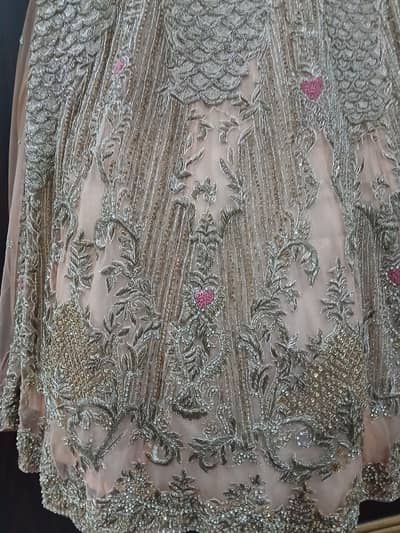 Premium Heavy Embroidered Walima Bridal Lehenga – Worn Once