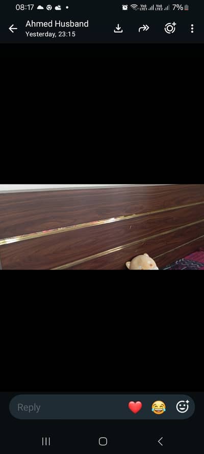 Queen size bed with mattress