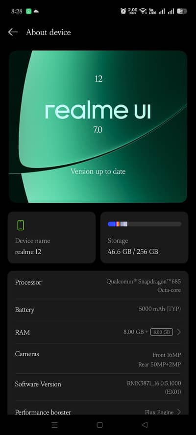 Realme 12 (8+8) 256gb