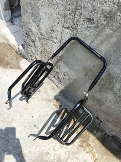 honda 100 Cc prider back safe guard with foot  rest ,