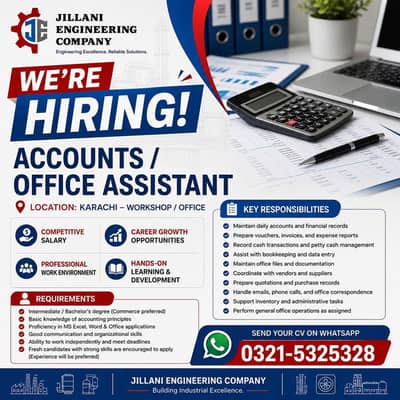Accounts and Office Assistant