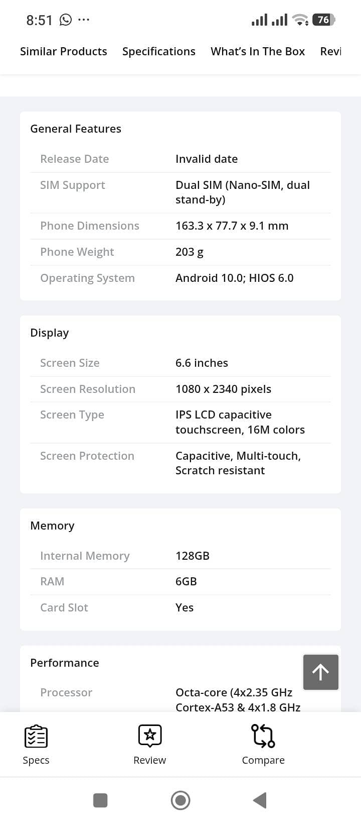 Tecno CAMON 15 Pro 2