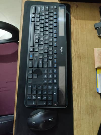 LOGITECH k750 Solar Keyboard and Multi Click Mouse Combo Available