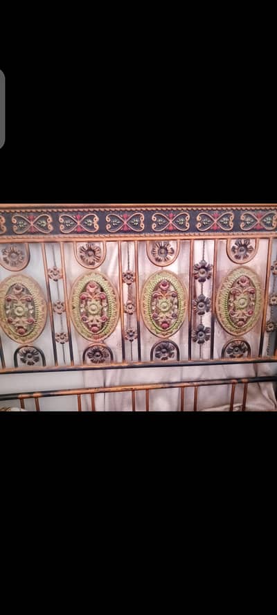 Iron double bed