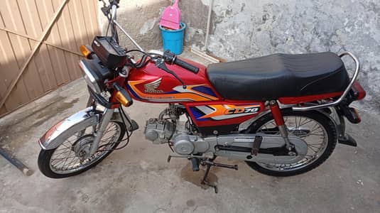 Honda CD 70 24/25 biometric available first owner name