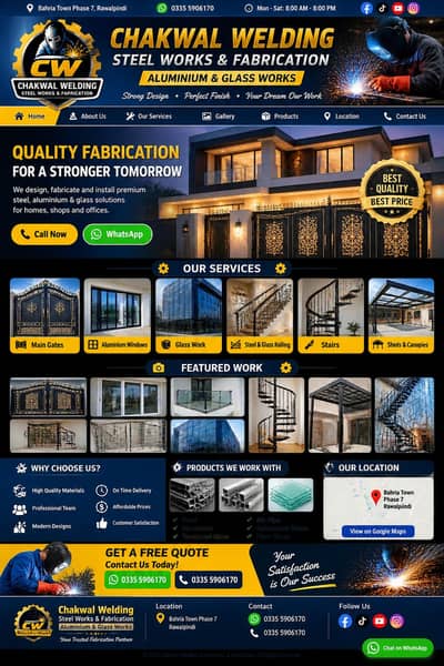 Chakwal Welding Steel Works & Fabrication – Rawalpindi