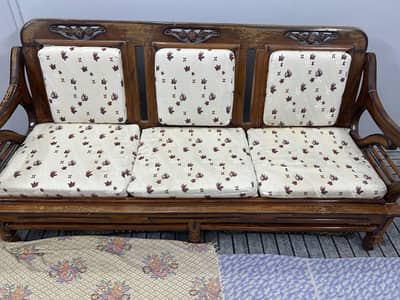 5 Seater Sofa Set with Center & 2 Side Tables