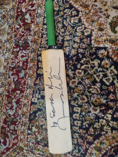 Imran Khan signed bat