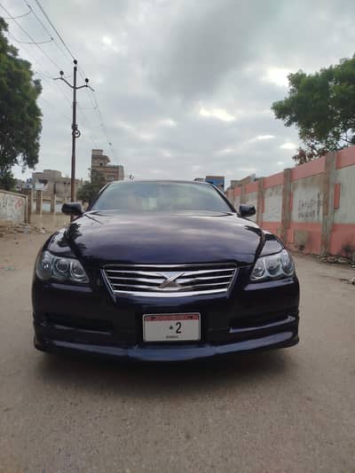 Toyota Mark X 2006 con blue