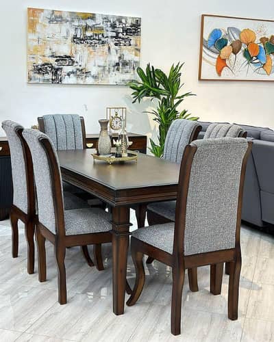 dining table | wooden dining table | 6 seater dining table |