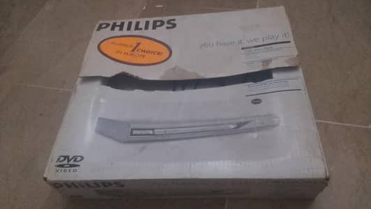 Original Philips DVD Video Player (10/10 Condition - Unused)