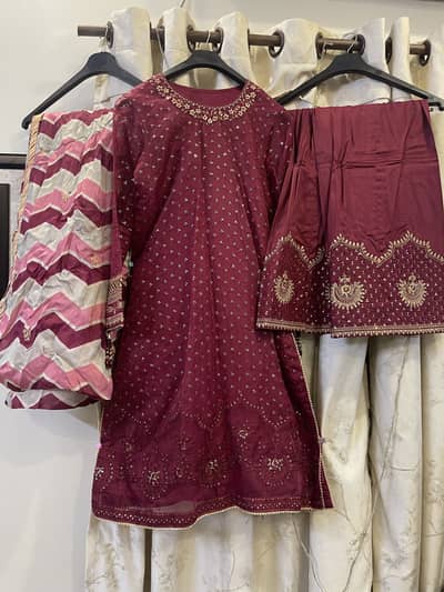 3 piece Ready to Wear cross stitch brand