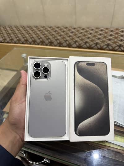 iPhone 15 Pro Max 256 FU 4 Month Sim Time With Box