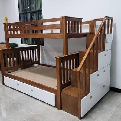 4 in 1 baby bed | double baby bed | storage baby bed