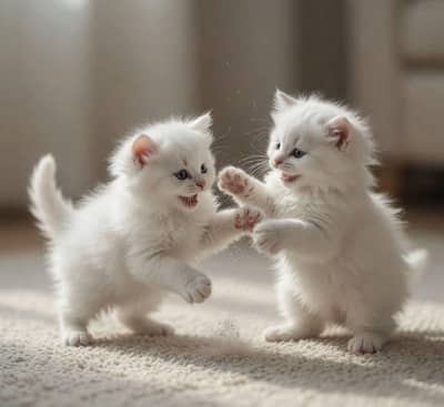 Cat | Persian | kittens |  Blue eyes | Kitty O348O163O63 WA^⁠_⁠^