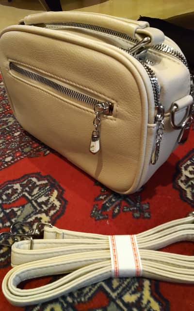 crossbody bag in soft leather premium quality