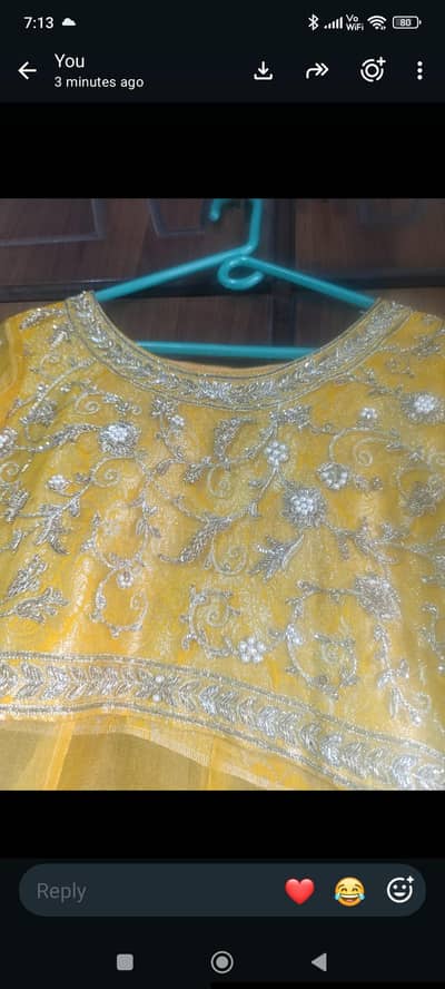 yellow mehndi dress