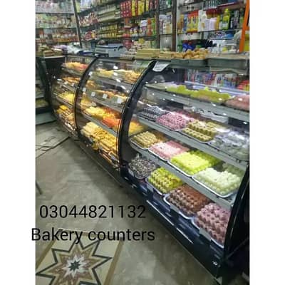 Imported Bakery Counter | Glass Display Showcase for Bakery & Sweet