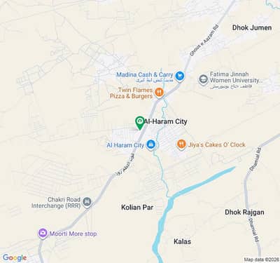 11 marla corner 3pal story plaza for sale in main chakri road Al haram city Rawalpindi