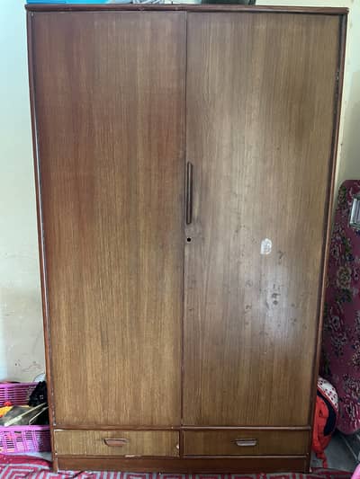 Large wooden wardrobe