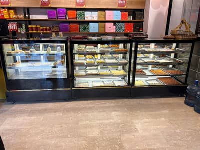 Bakery Counter | Glass Display Showcase for Bakery & Sweets