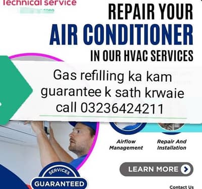 All lahore Ac service repair fitting gas filling
