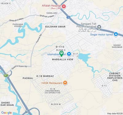House For Sale D17 Margla View Housing Society Islamabad