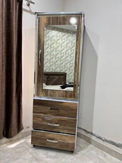 Dressing Wardrobe with Hanging Space & Drawers