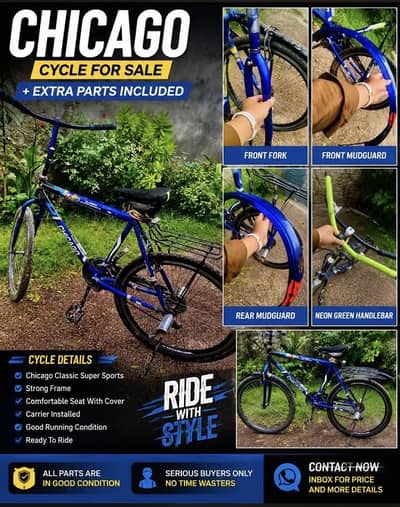 Chicago Classic 41 Super Sports Gears Wheeling Cycle For Sale