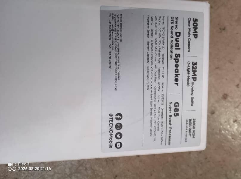 Tecno Spark 20C 5
