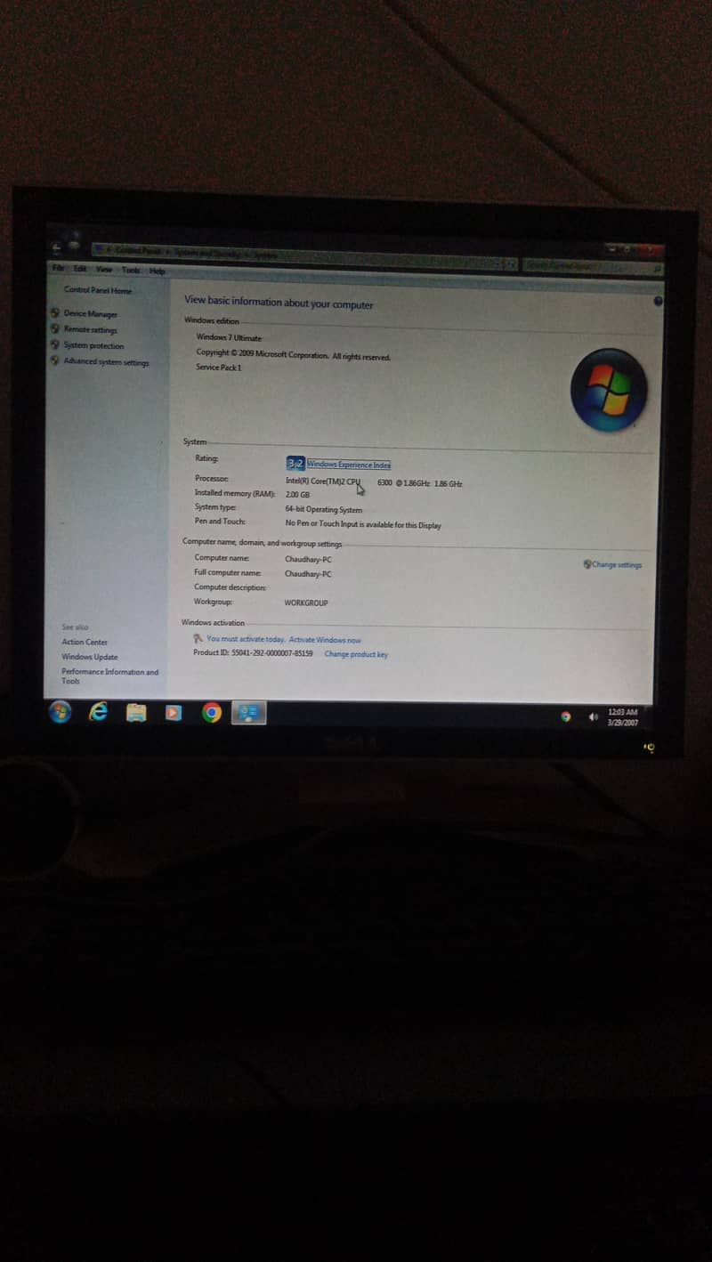 Dell Intel Core 2 Duo E6300 4