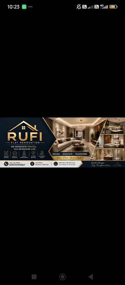 RUFI _conatruction, renovation and designing