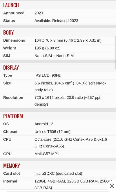 Itel S23