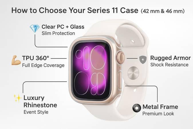 MK-T700 Smart Watch Series 11 Original AMOLED Display - 7-in-1 Combo Pack with 7 Premium Straps | All-in-One Smartwatch for iOS & Android