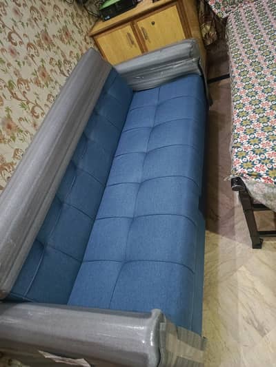 Diamond supreme Sofa cum bed jute fabric