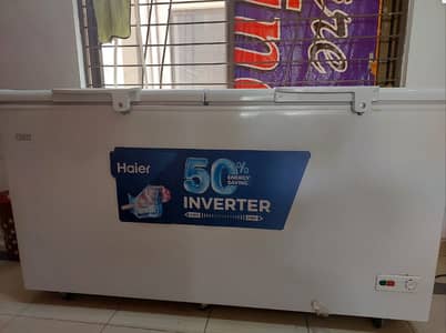Haier 50% Energy Saving Inverter Deep Freezer | Large Double Door