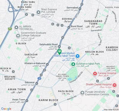 Prime Location In Allama Iqbal Town - Zeenat Block 4 Kanal Building For rent