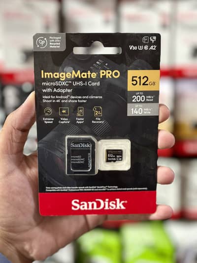 SanDisk ImageMate PRO 512GB microSDXC | Brand New Sealed | Wholesale