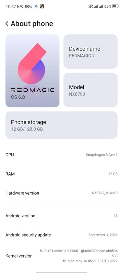 Zte nubia RedMagic 7