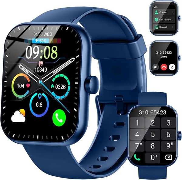 GUS-06 Smart Watch Series 11 Original AMOLED Display - 7-in-1 Combo Pack with 7 Premium Straps | All-in-One Smartwatch for iOS & Android"