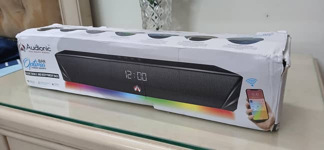 Audionic Optima Soundbar Bluetooth Mobile Speaker Digital Clock PC