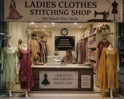Ladies clothes stiching