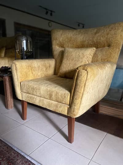 Lounge Chairs  Fine craftsmenship   Single: 35,000/- Pair: 60,000/- C