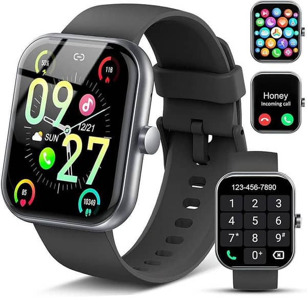 GUS-06 Smart Watch Series 11 Original AMOLED Display - 7-in-1 Combo Pack with 7 Premium Straps | All-in-One Smartwatch for iOS & Android"