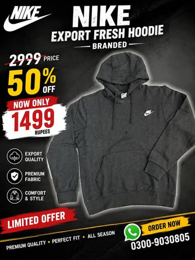 Nike export fresh shipment hoodie