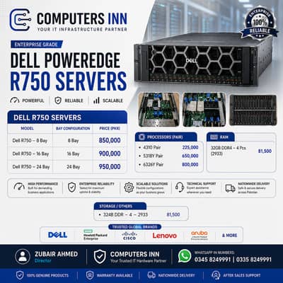 Dell server | Dell PowerEdge R750 Servers | IT server | Office Servers