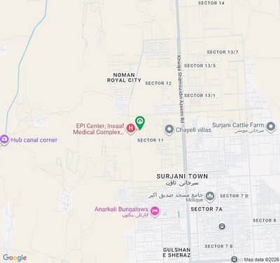Plot for sale surjani Town sector 11C
