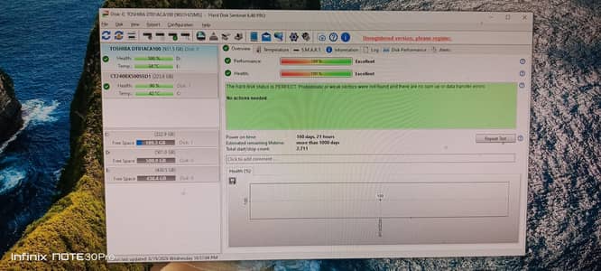 Toshiba 1tb Hard Drive New 100 health