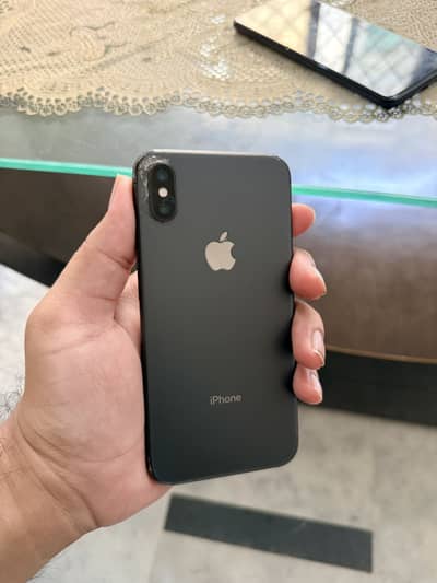 Apple iPhone X 256 Gb Just Minor  Back Break  Factory Unlock